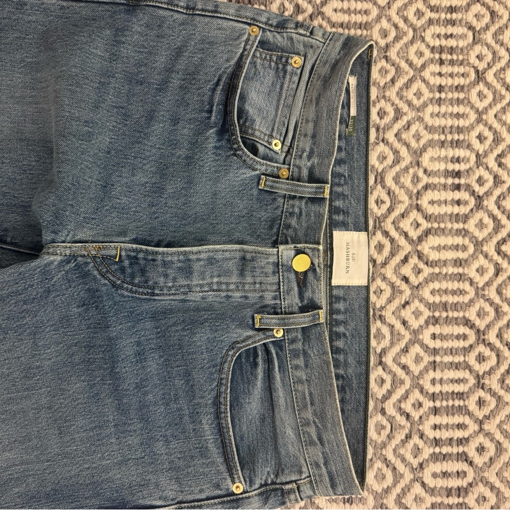 Sid Mashburn Light Blue Slim Straight Jeans - Picture 4 of 8